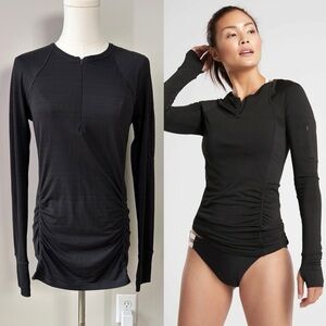 Athleta Pacifica Contour Quarter Zip Top